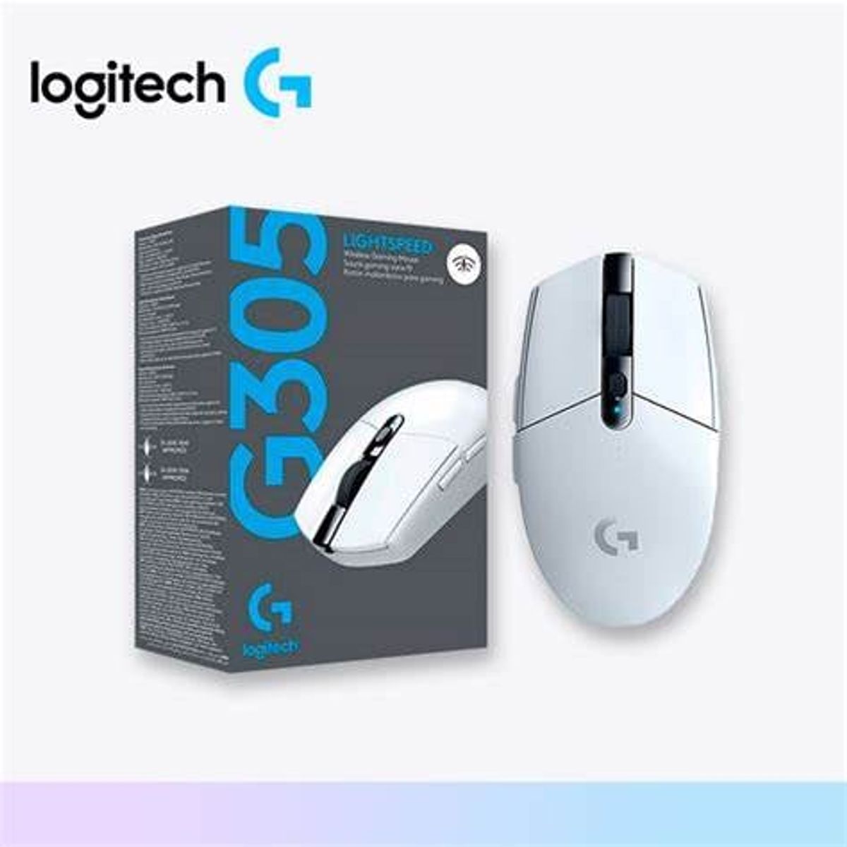 LOGITECH - Mouse Inalámbrico Logitech G305 Ligthspeed-Blanco