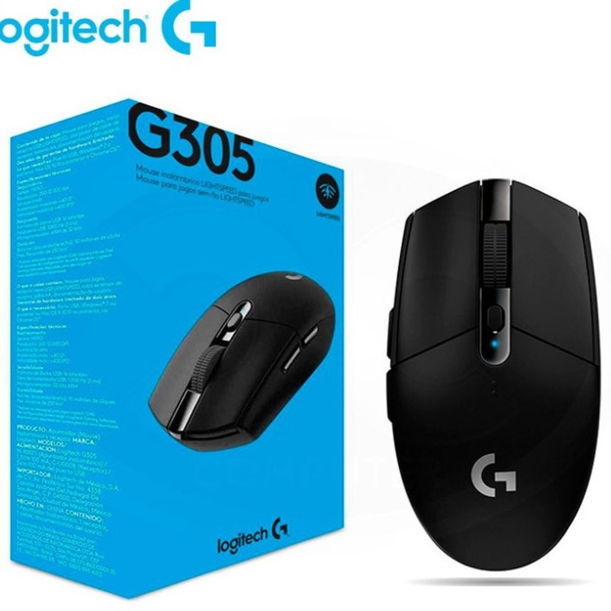 LOGITECH - Mouse Inalámbrico Logitech G305 Ligthspeed-negro