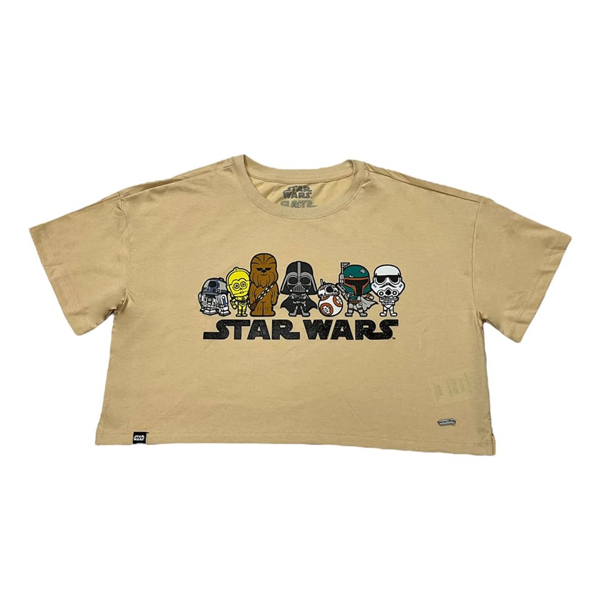 STAR WARS - POLO SEMI CROP STAR WARS  MUJER