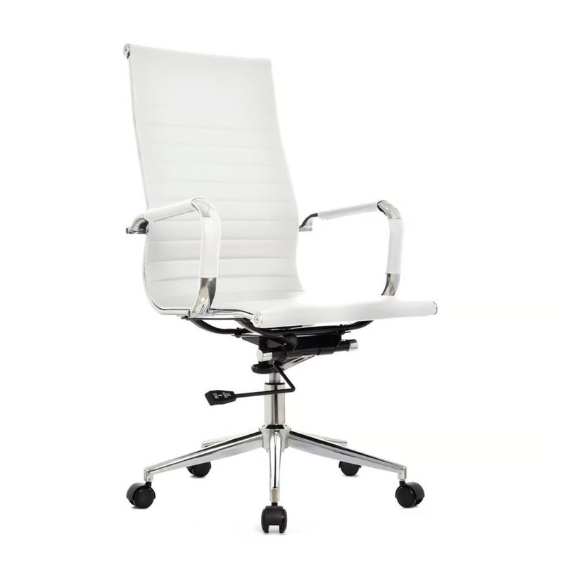 OFIDEAS - Silla De Oficina Ergonómica Presidente Boss Color Blanco Ofideas