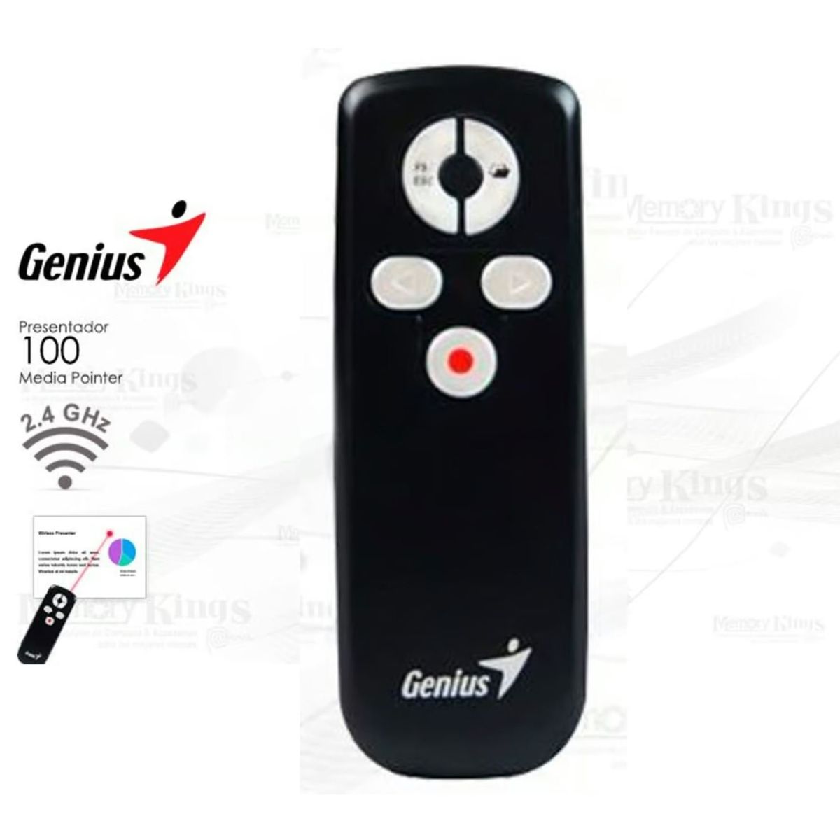 GENIUS - Presentador Wireless GENIUS Media Pointer 100 Mano