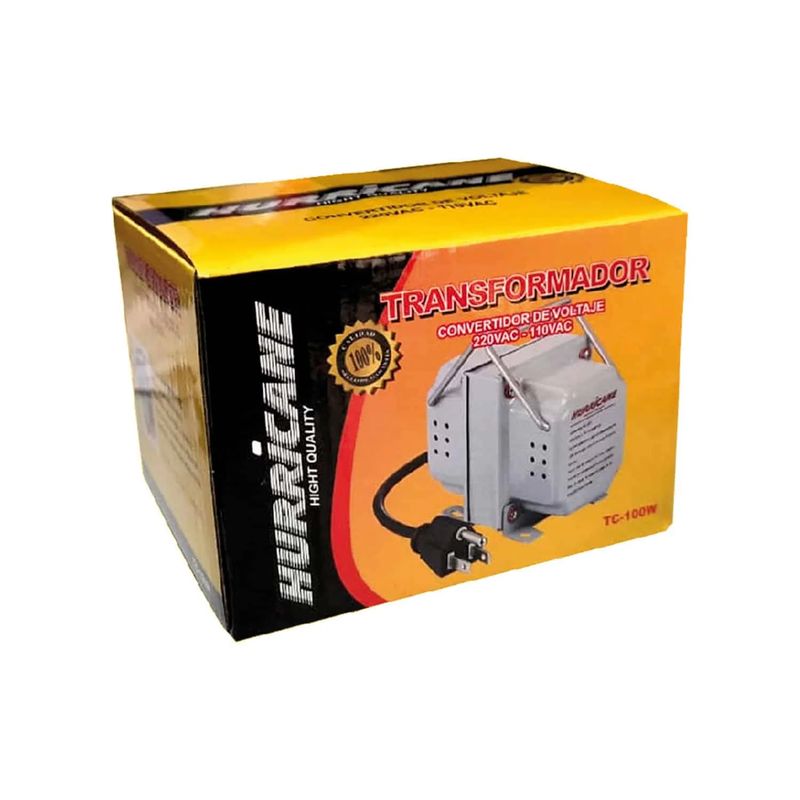 HURRICANE - HURRICANE CONVERTIDOR DE VOLTAJE 220VAC - 110VAC