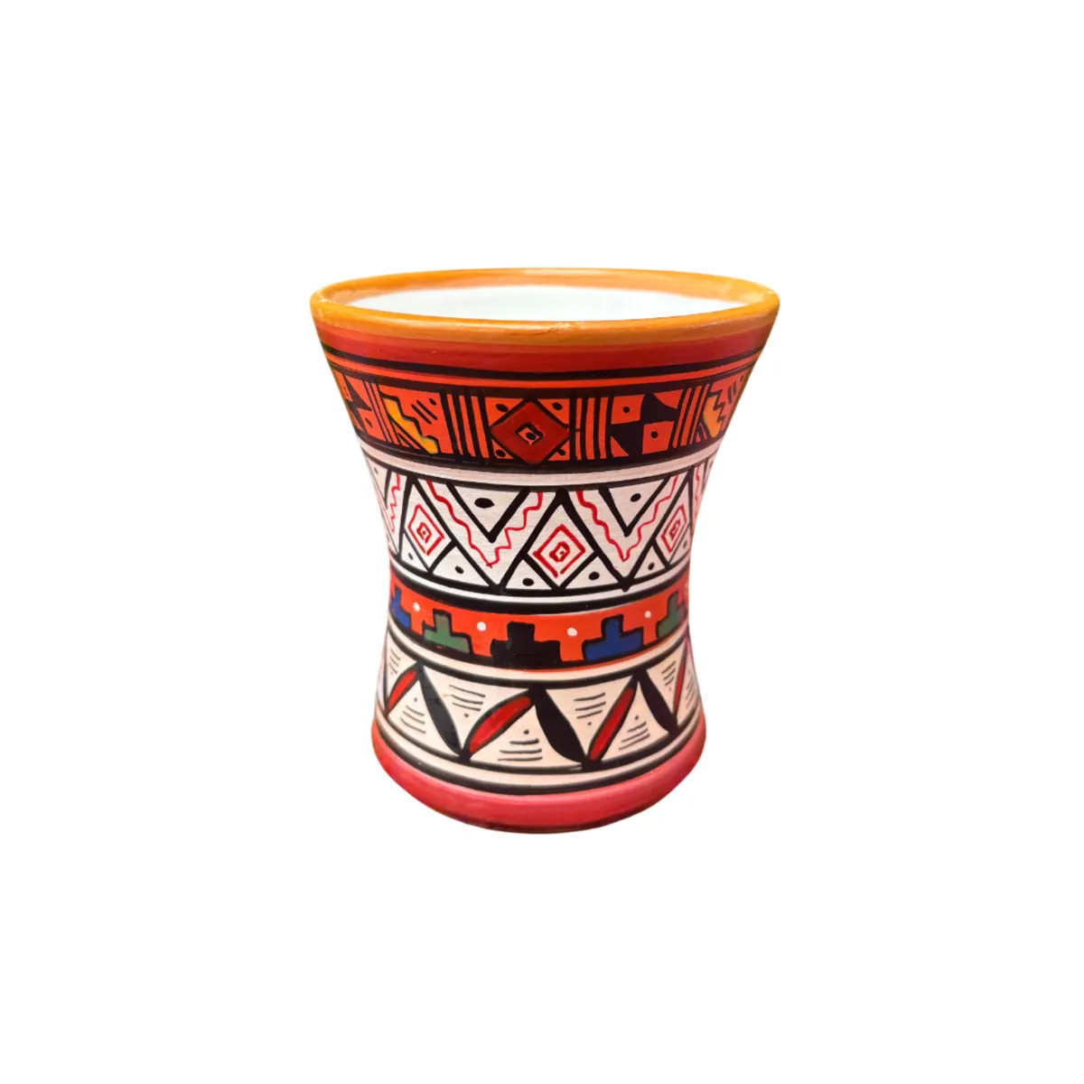 ACHALLAY ARTESANIA DE BARRO - Vaso kero Cerámica con Diseño 200 ml