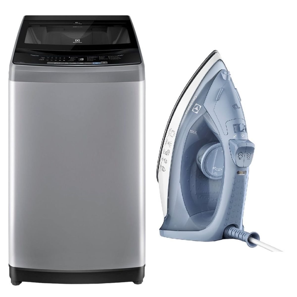ELECTROLUX - Combo: Lavadora Carga Superior 11kg EWIW11F2USVG  + Plancha a vapor ESI10 Electrolux