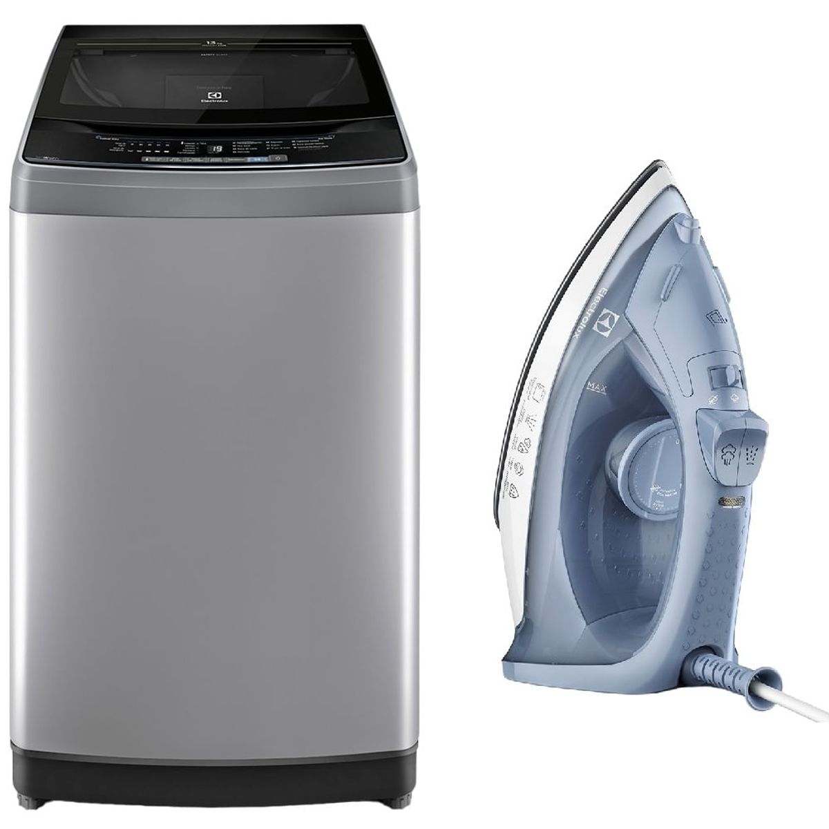 ELECTROLUX - Combo Lavadora Carga Superior 13kg EWIW13F2USVG + Plancha a vapor ESI10 Electrolux