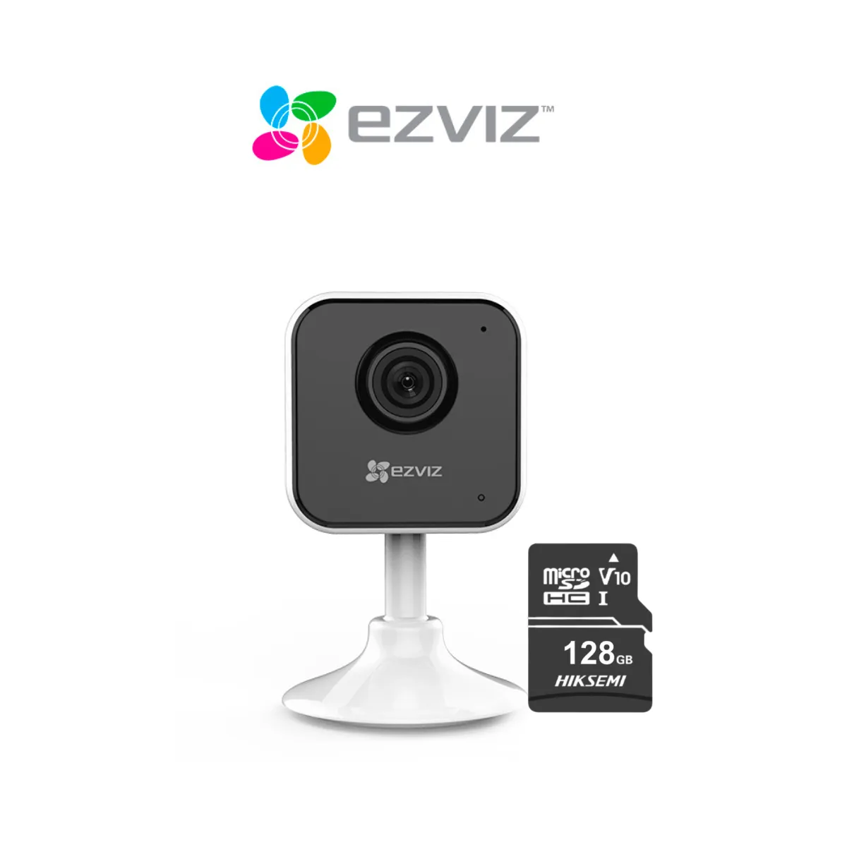 EZVIZ - Cámara de seguridad para interiores H1C Full HD + SD 128 GB - Ezviz