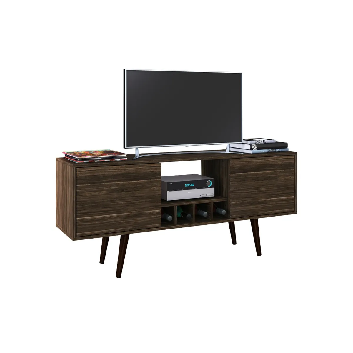 2020 HOME PERU - Mesa de TV 55 Pulgadas Portugal - Nogal