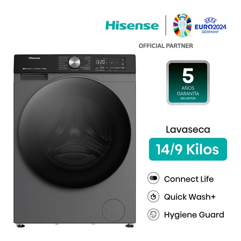 HISENSE - Lavaseca Hisense 149KG Carga Frontal WD3S1443BT