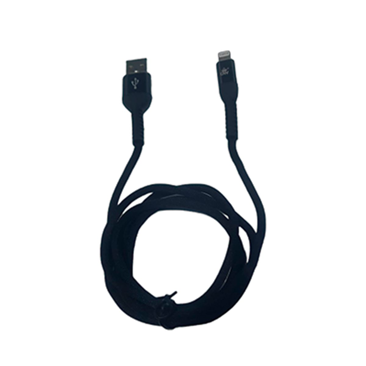 GENERICO - CABLE DE DATOS DE IPHONE DW COLOR NEGRO Y PLOMO