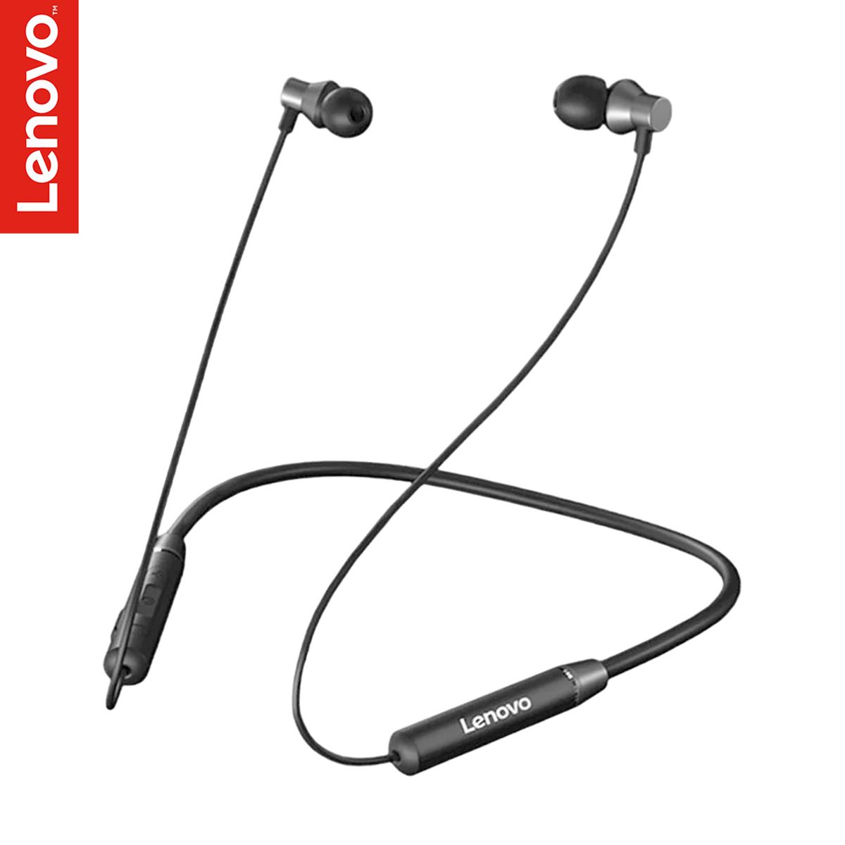 LENOVO - Audifonos Bluetooth Lenovo HE05 Negro