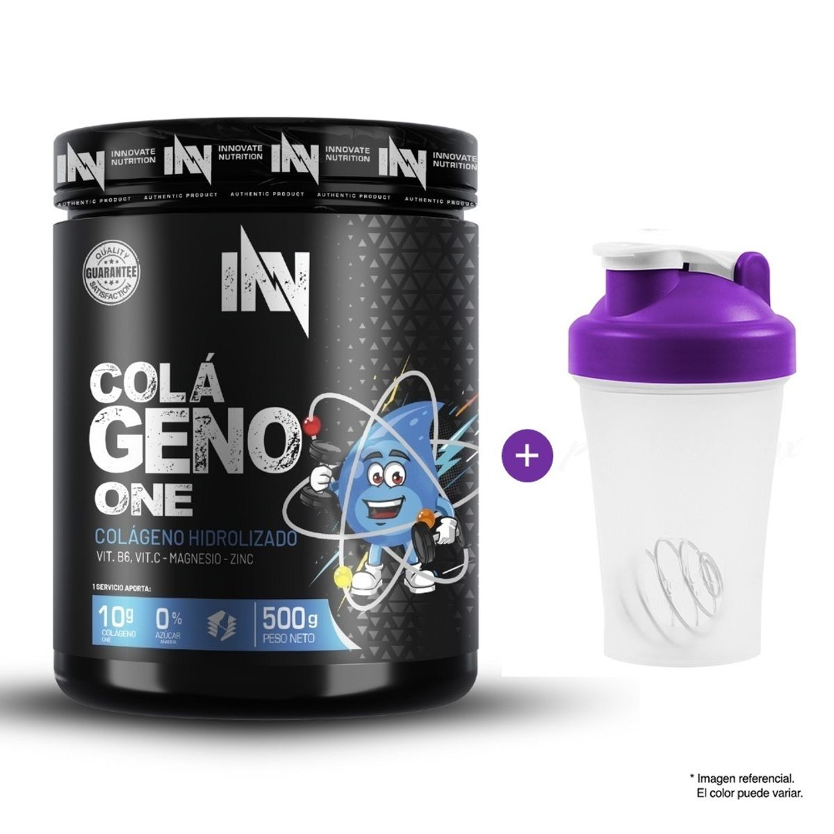 INN INNOVATE NUTRITION - Colágeno Hidrolizado FRUIT PUNCH INNOVATE NUTRITION 500 G.