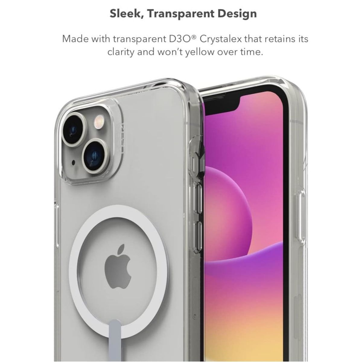 GEAR4 - Case Transparente Compatible con iPhone 15 Gear4 Crystal Palace Clear