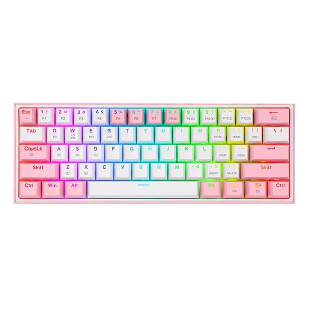 REDRAGON - Redragon - Teclado Fizz Pro K616 RGB Wireless Switch Red Español White