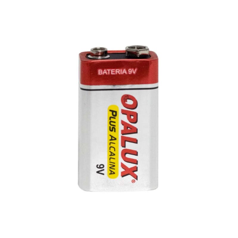 OPALUX - Batería Alcalina 9V Plus OP-61BP1 OPALUX