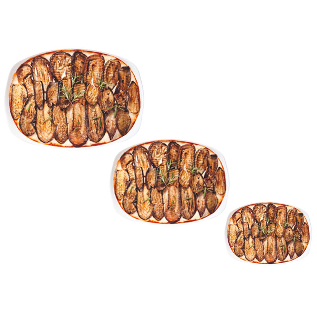 LUMINARC - Pack  X3 Fuentes rectangulares para horno smart cuisine