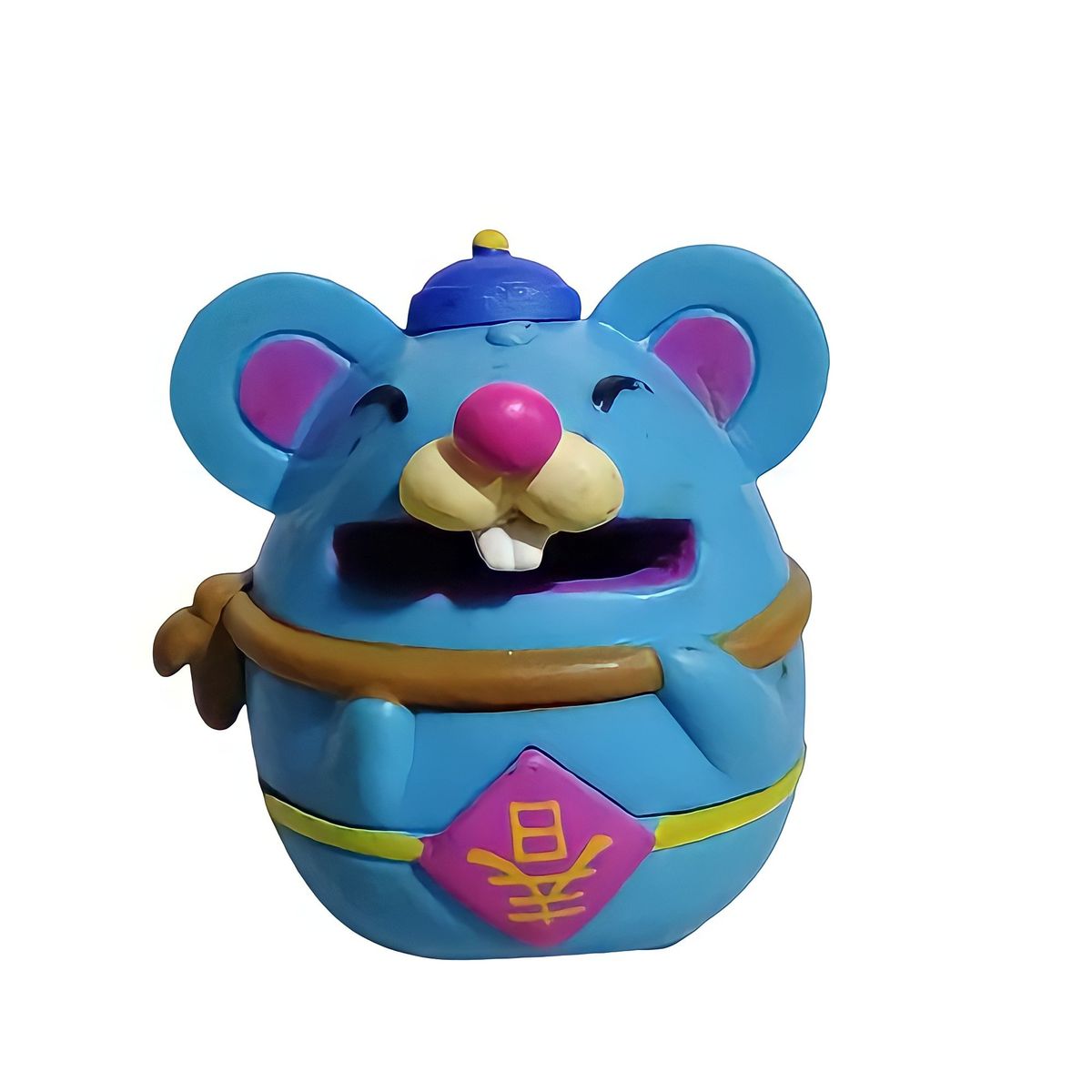 GENERICO - Llaveros Duo Amuleto Riqueza 2pza Raton Qian Mo y Leon Foo