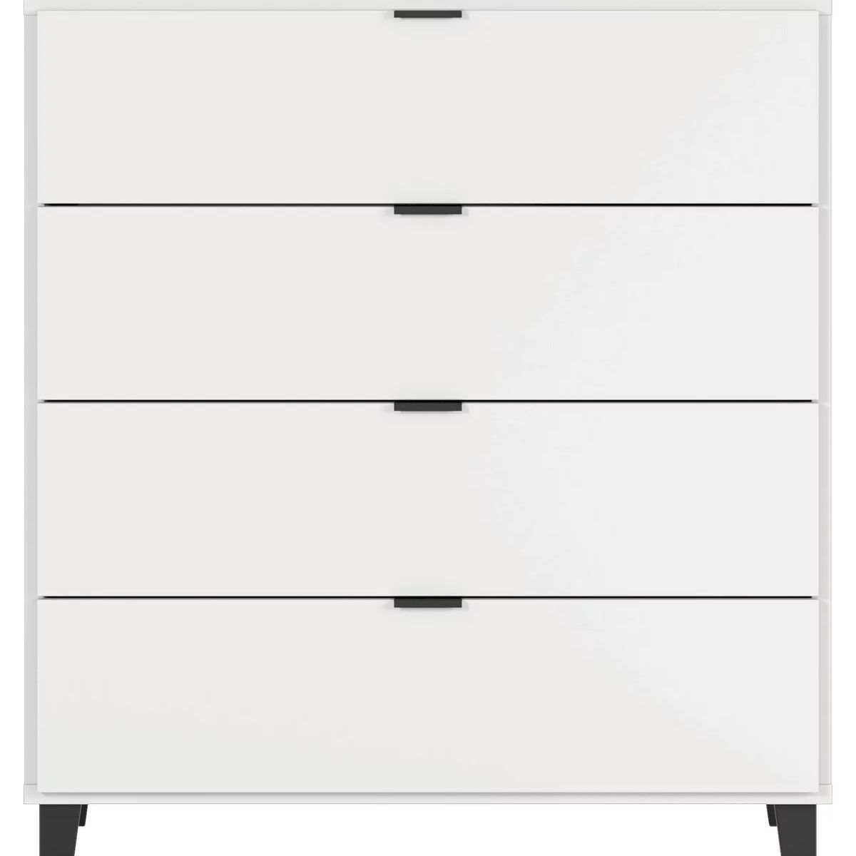 TU MESITA - Cómoda Clásica Mirasol color Blanco 4 cajones TU MESITA