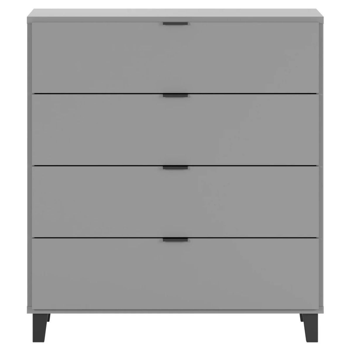 TU MESITA - Cómoda Clásica Mirasol color Gris 4 cajones TU MESITA