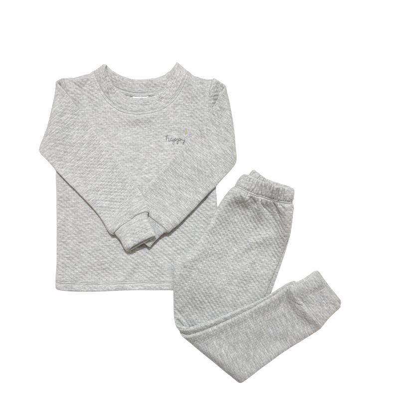 WAWA PIMA - PIJAMA NIÑO JACQUARD GRIS