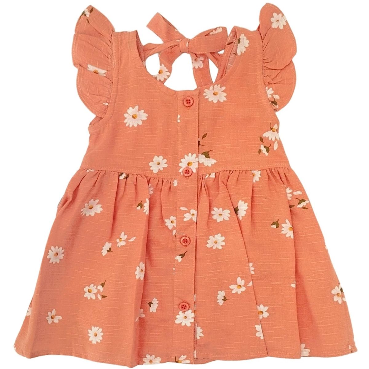 GENERICO - Vestido bebé - Lola - Flores - Melon