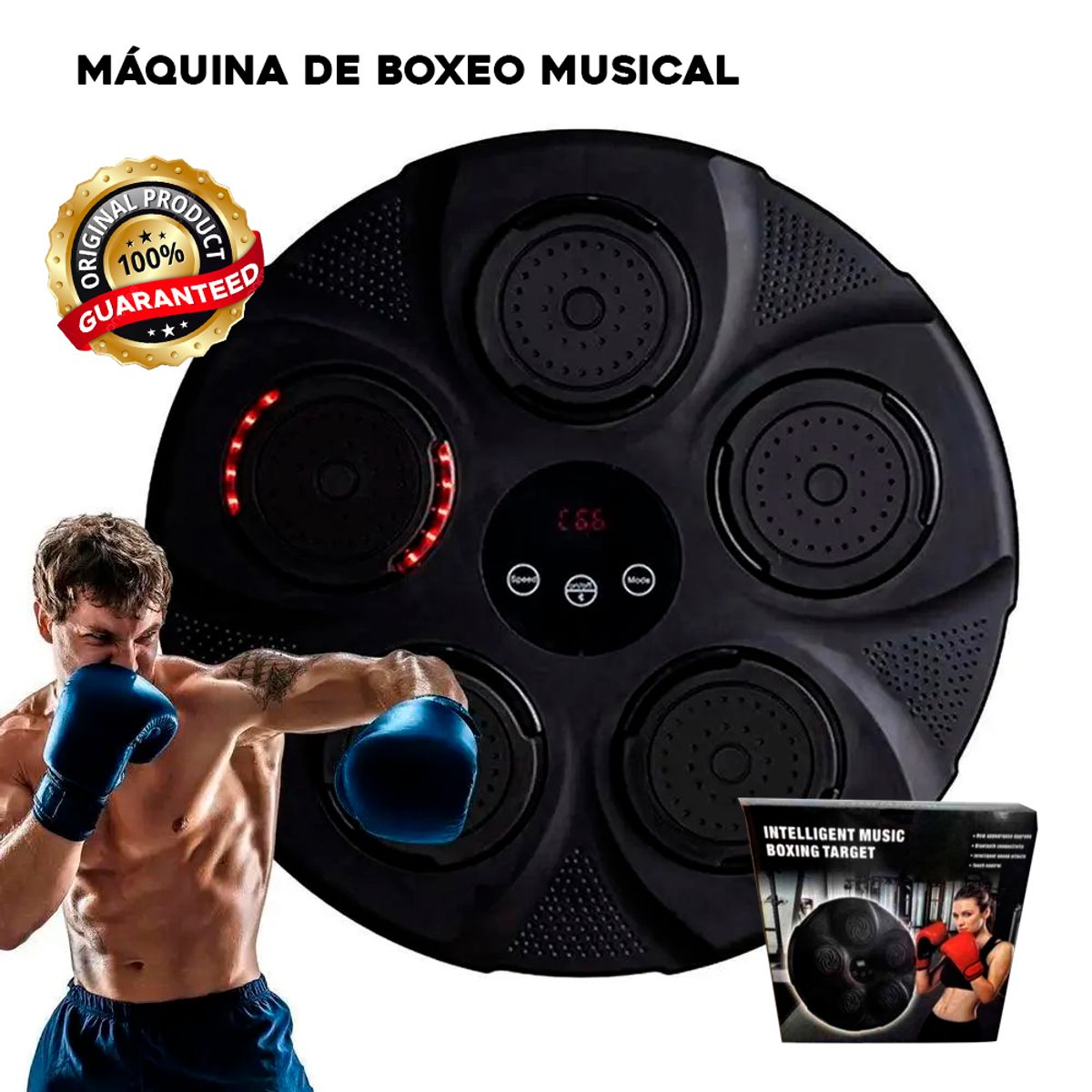 HOLGU - Caja Musical De Boxeo Electrónica Bluetooth