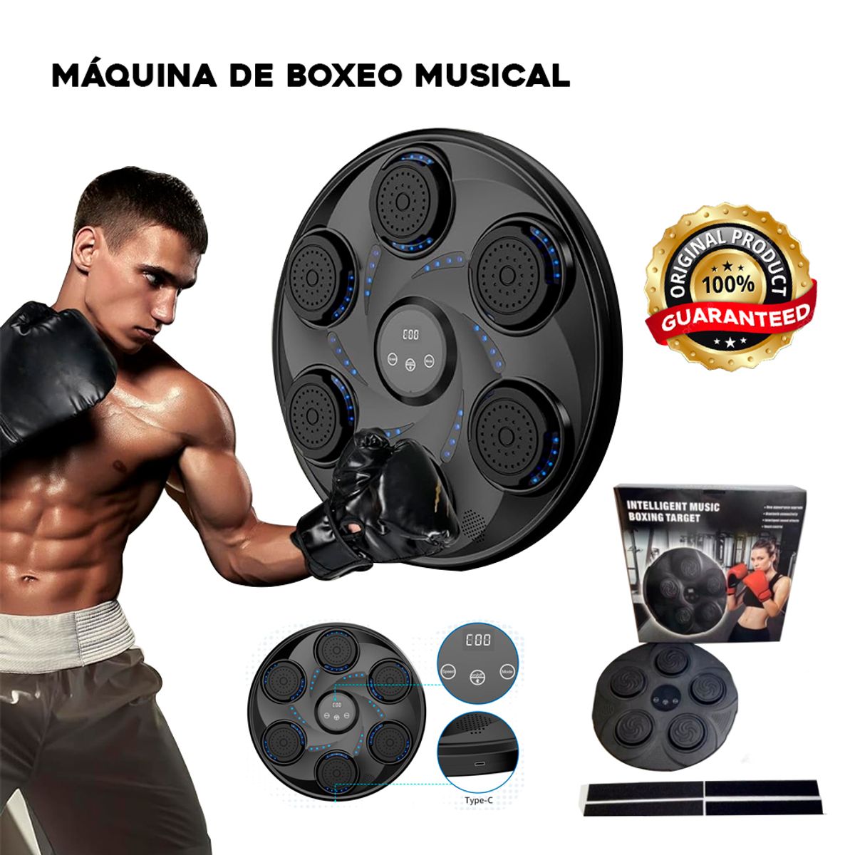 HOLGU - Caja Musical De Boxeo Electrónica Bluetooth