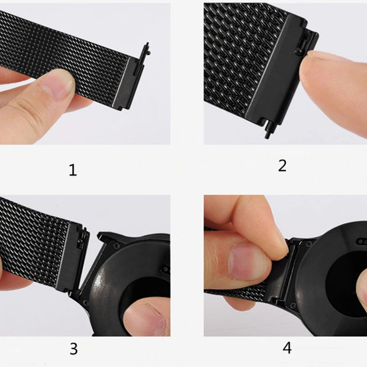 GENERICO - Correa Milanese para XIAOMI WATCH S3 - Negro