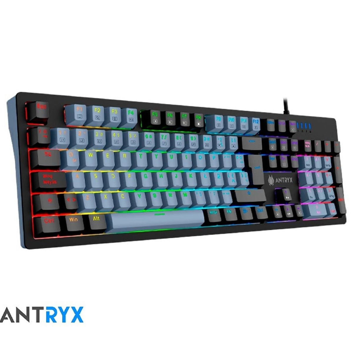 ANTRYX - TECLADO GAMING ANTRYX MK-860L MECANICO SW RED RGB BLACK