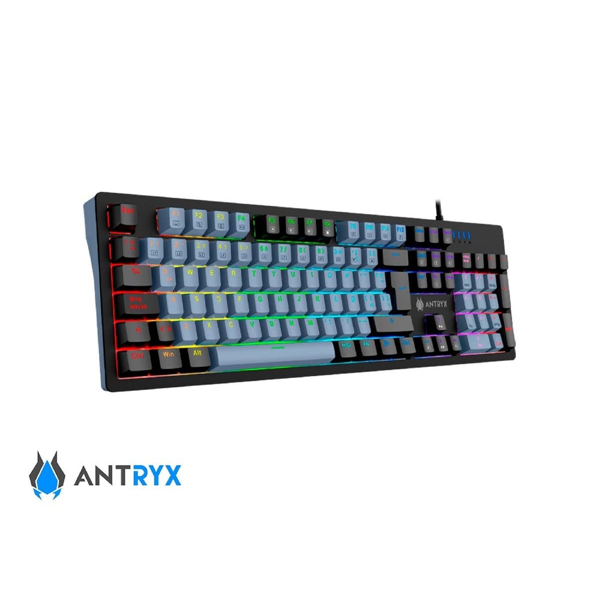 ANTRYX - TECLADO GAMING ANTRYX MK-860L MECANICO SW RED RGB BLACK