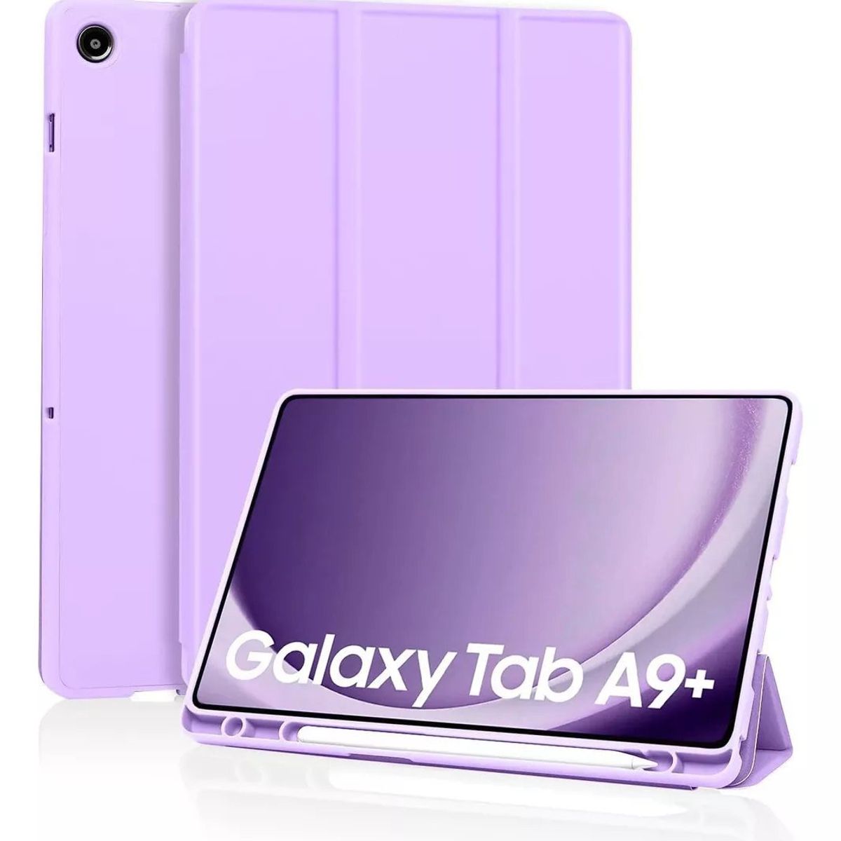 FUNDAANTIGOLPES - Funda Cover con Porta Lapiz para Tablet Samsung tab A9 plus 11 Lila
