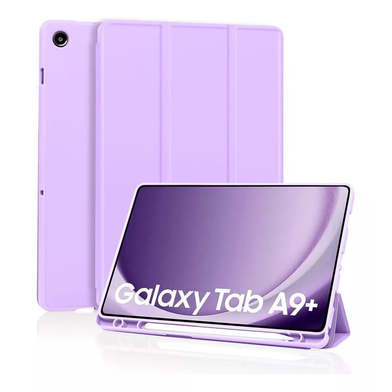 FUNDAANTIGOLPES - Funda Cover con Porta Lapiz para Tablet Samsung tab A9 plus 11 Lila