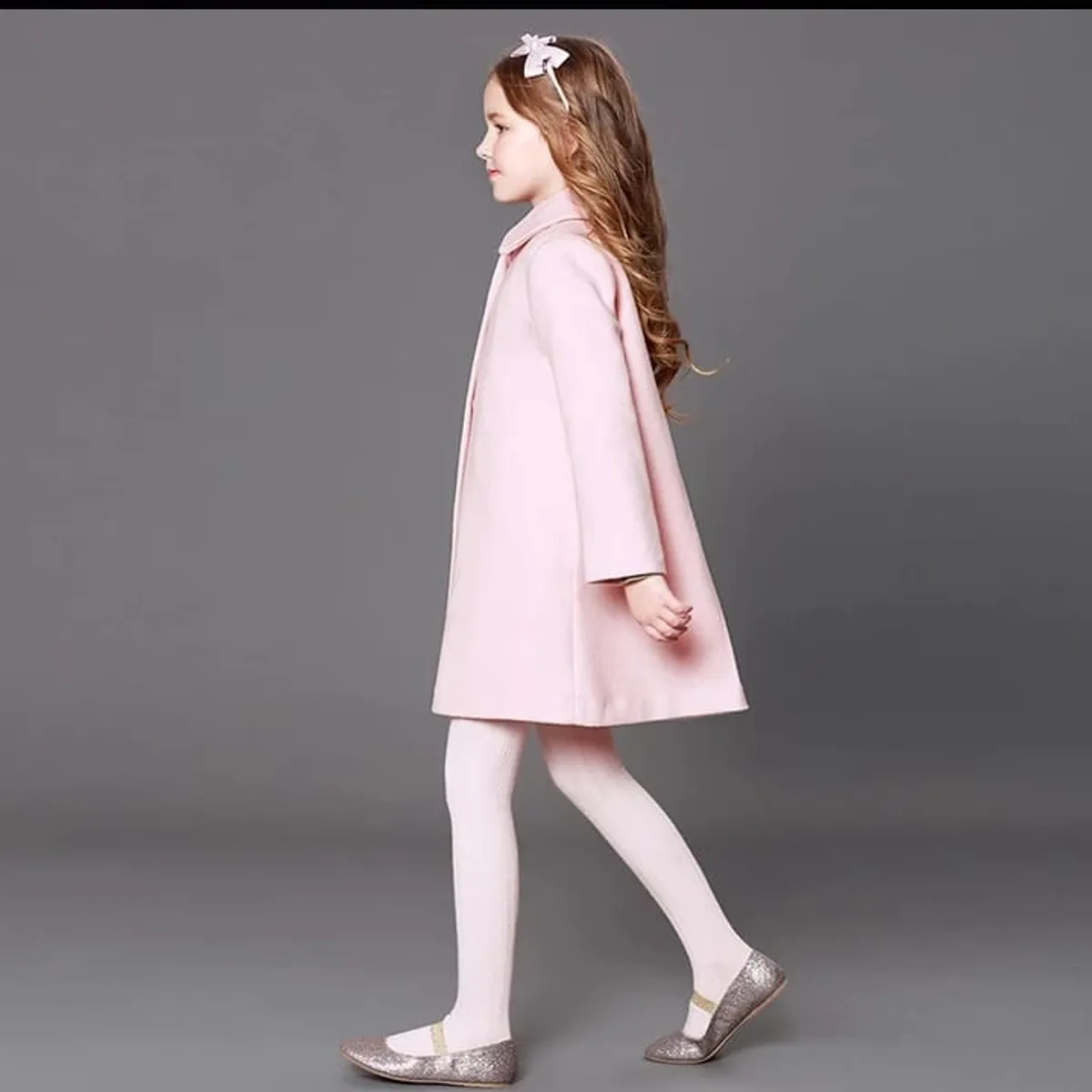 GENERICO - Abrigo Paño Rosado Bebe