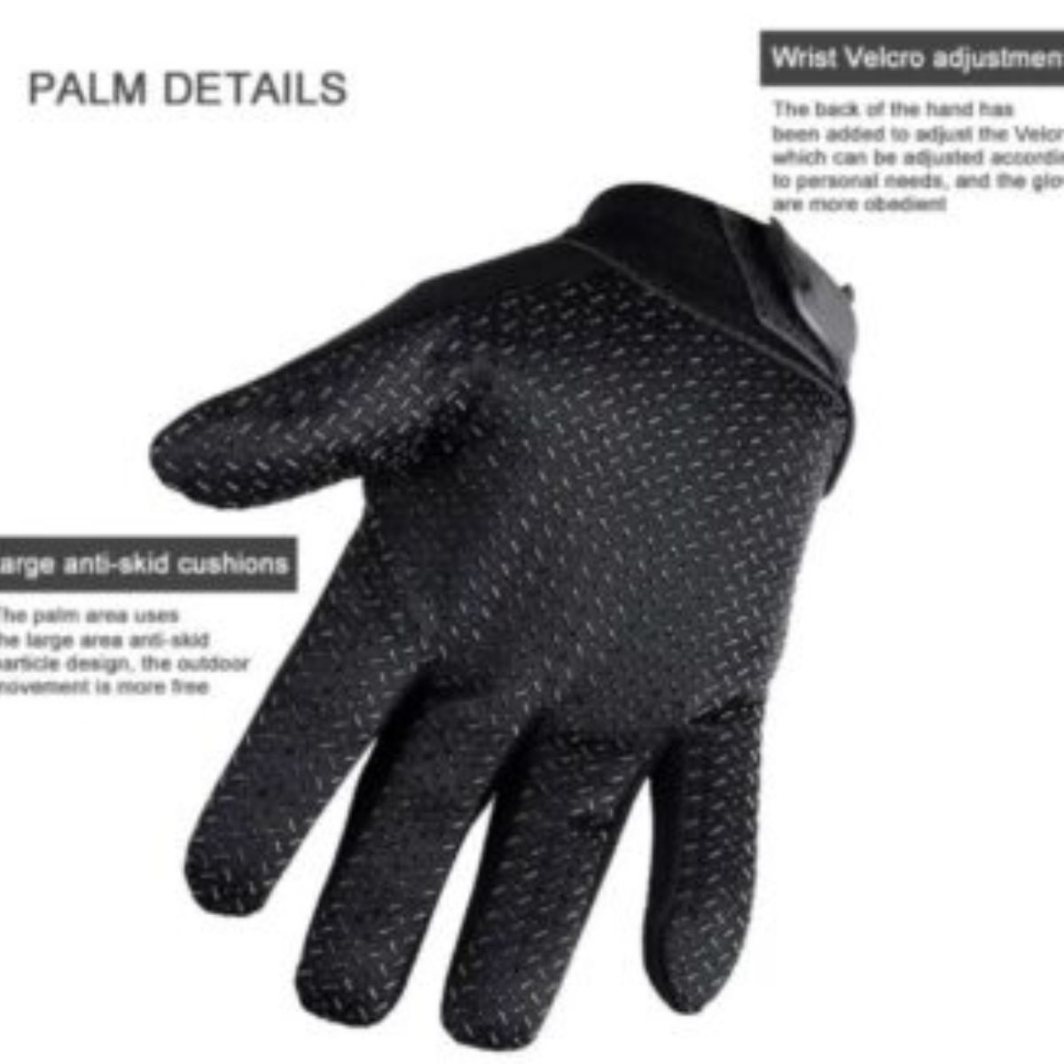 GENERICO - Guantes de moto Longin con nudillos en verde Talla XL