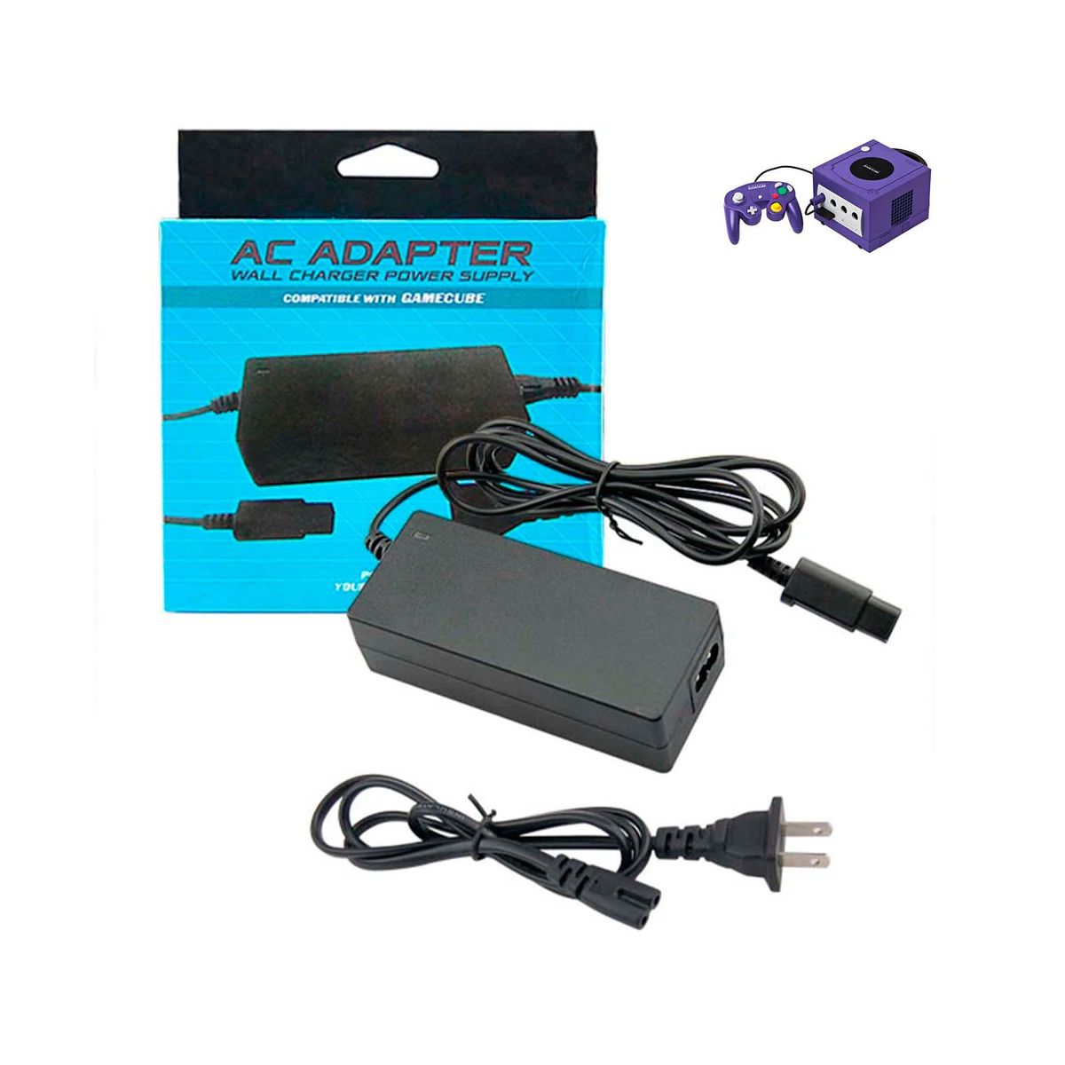 GENERICO - Fuente De Poder Multivoltaje Compatible Nintendo Gamecube