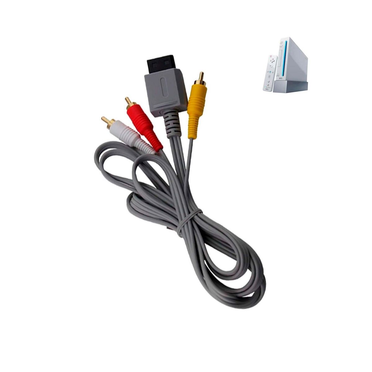 GENERICO - Cable Av Audio Video Compatible Nintendo Wii Y Wii U