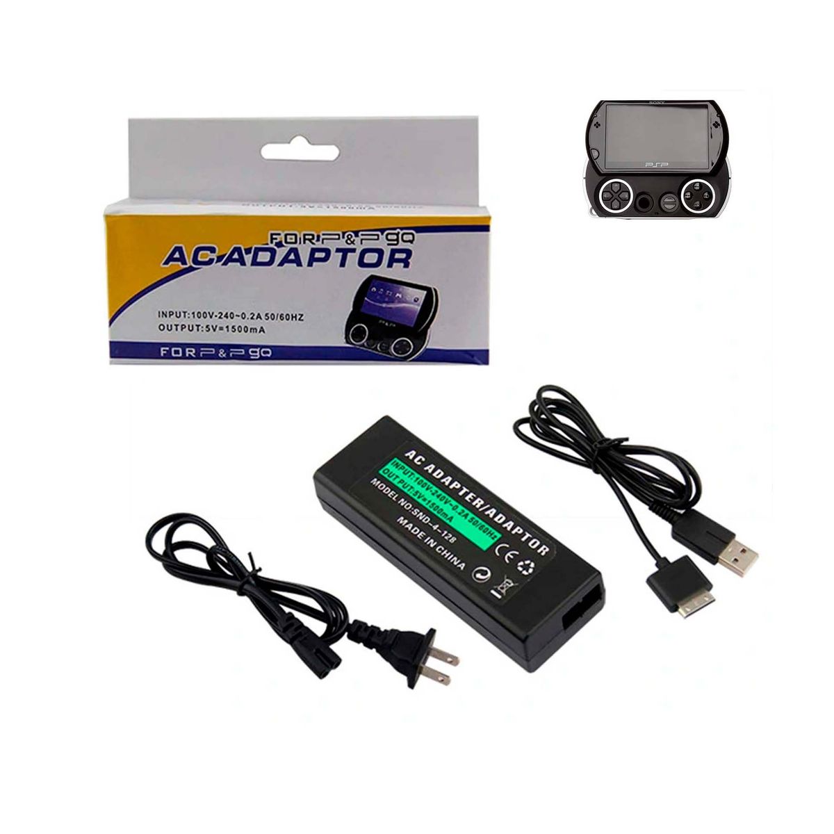 GENERICO - Fuente De Poder Multivoltaje Compatible Para Psp Go