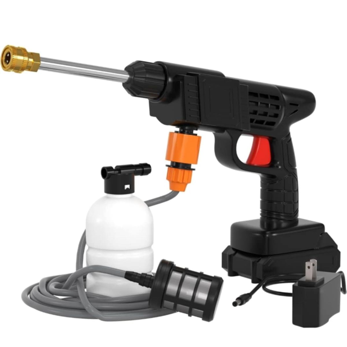 GENERICO - Pistola Hidrolavadora 90V Inalambrica Pulverizador Potente