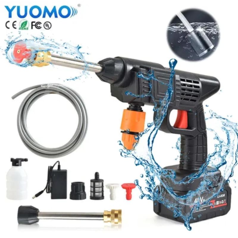 GENERICO - Hiidrolavadora 120V Pistola Inalambrica Pulverizador Potente