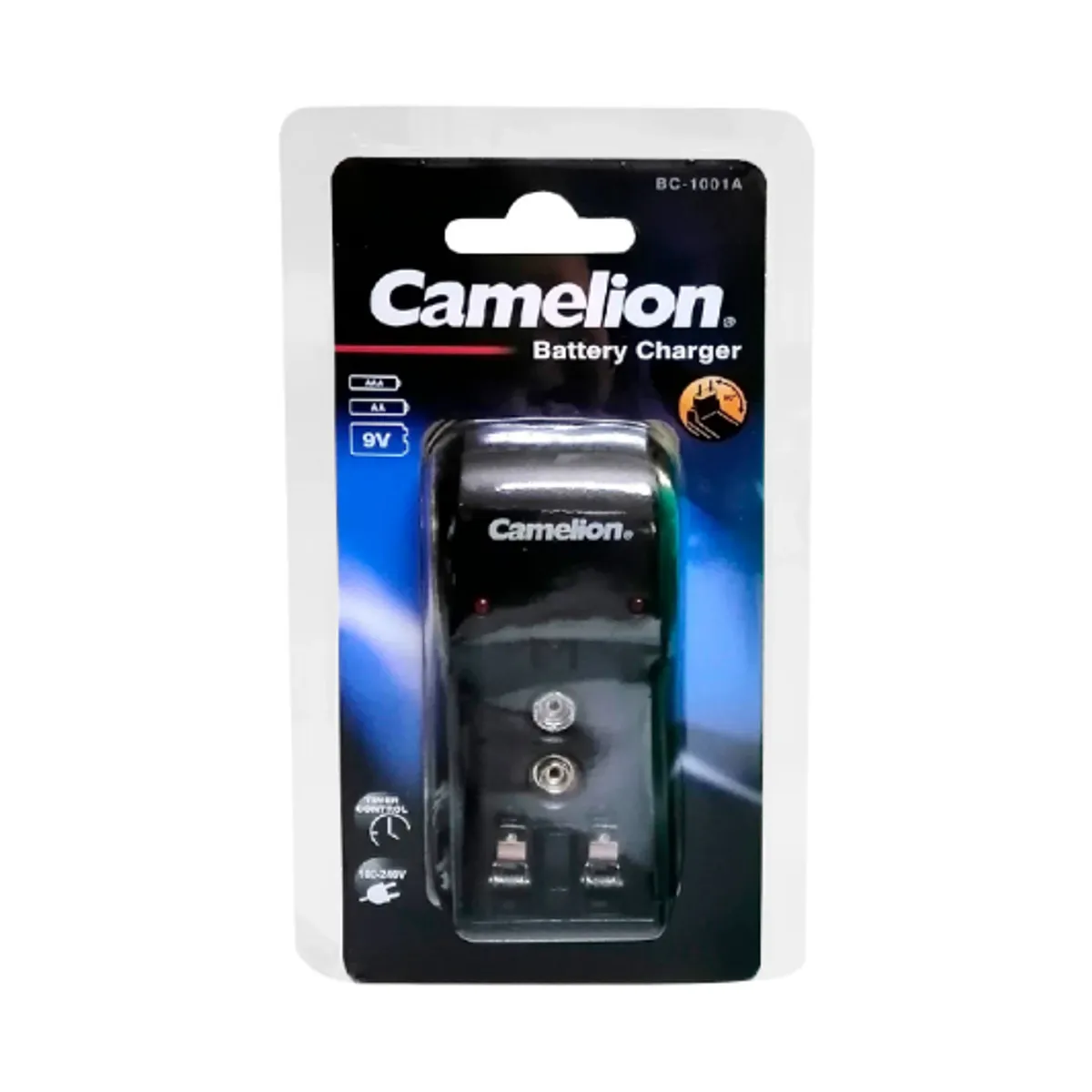 CAMELION - Cargador de Baterías Recargables 9VAAAAA BC-1001A CAMELION