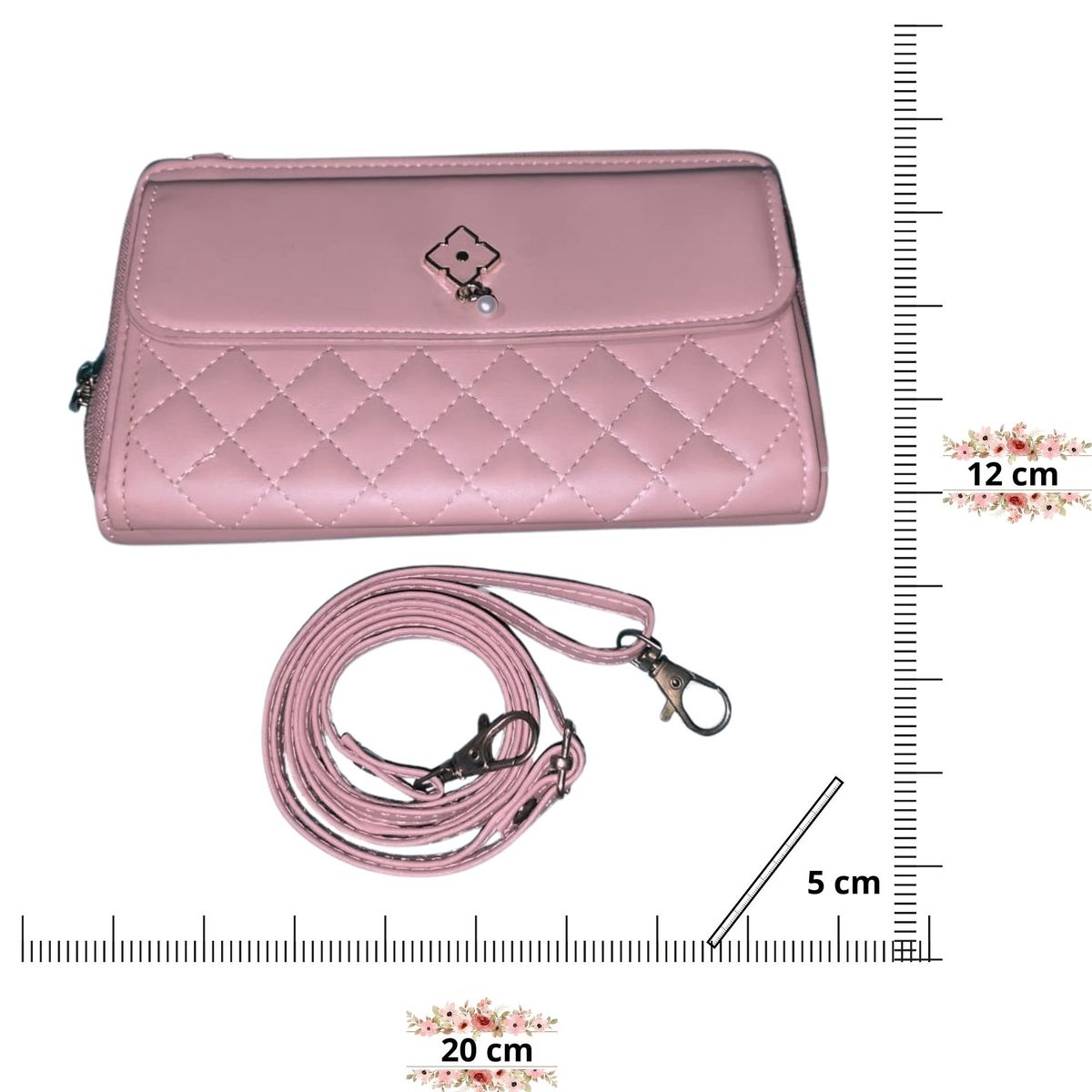 GENERICO - Cartera Para dama de Cuero PU Crossbody morral portacelular