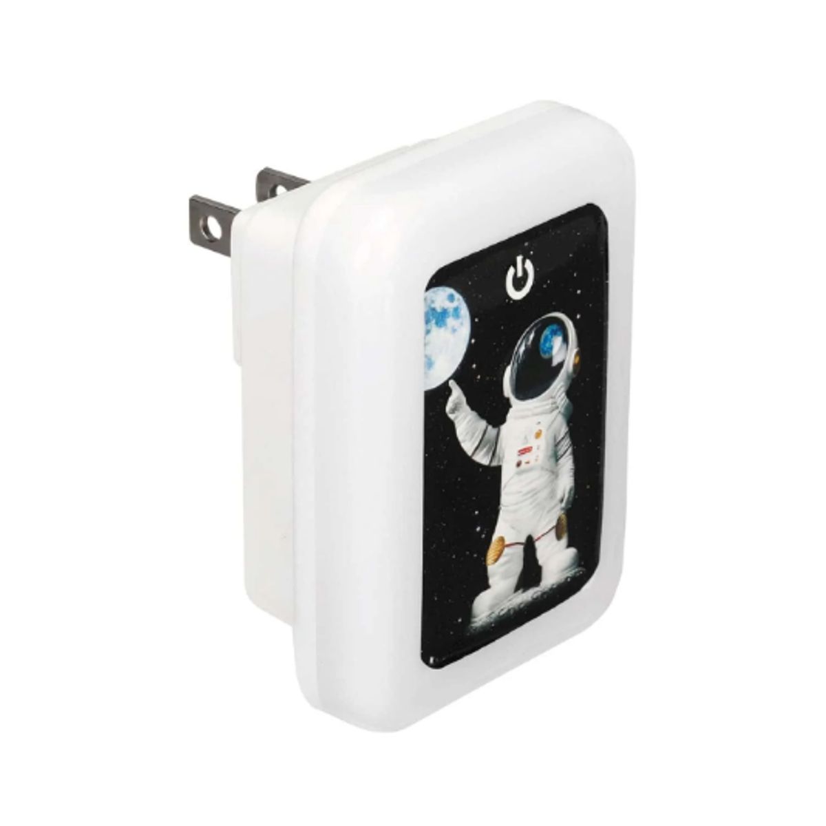 OPALUX - Cargador de Pared 2 USB con Luz Nocturna OP-G29-1 OPALUX