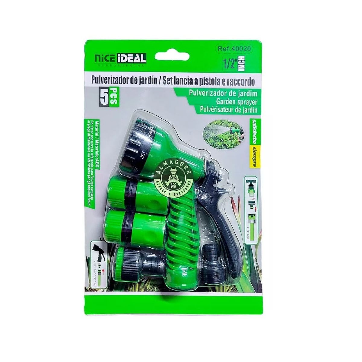 OTTOWARE - Pulverizador de Jardín de 5 piezas