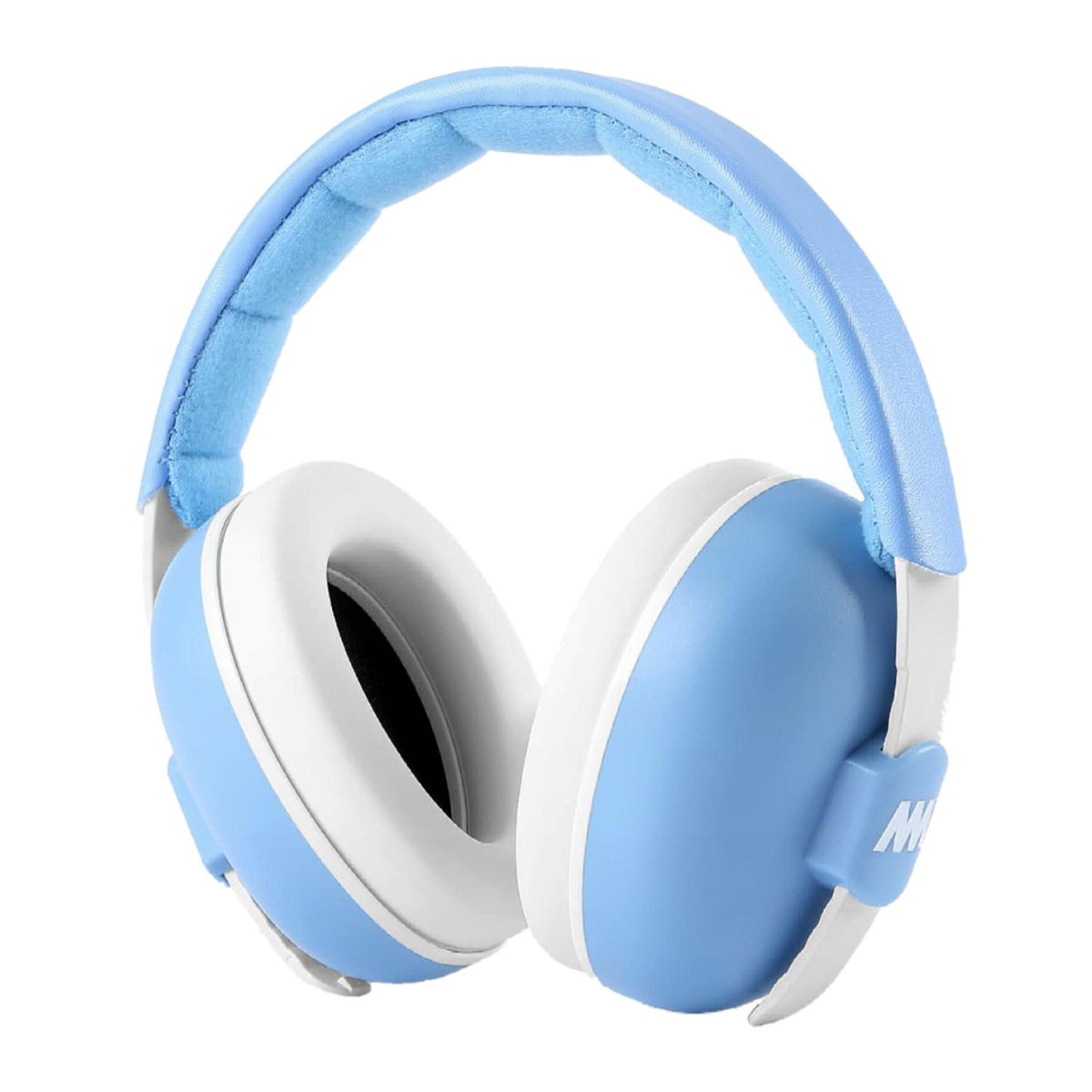 MUMBA - Audífonos Antiruido Orejeras para Bebés 3-24 meses Reducción de Ruido 31dB Celeste Blanco - MUMBA