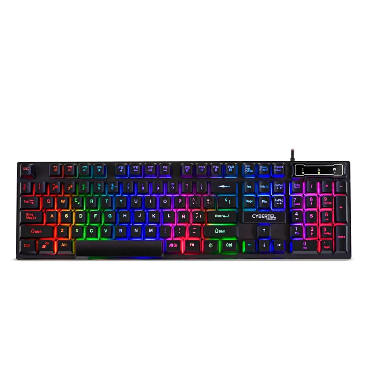 CYBERTEL - Kit Gamer 3 En 1 Cybertel Xtreme :Teclado + Mouse+ Pad Mouse