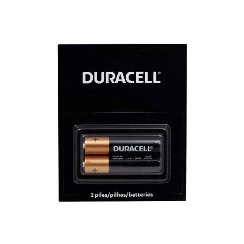 DURACELL - Pila Alcalina AAA 2 pilas MN2400B2 DURACELL