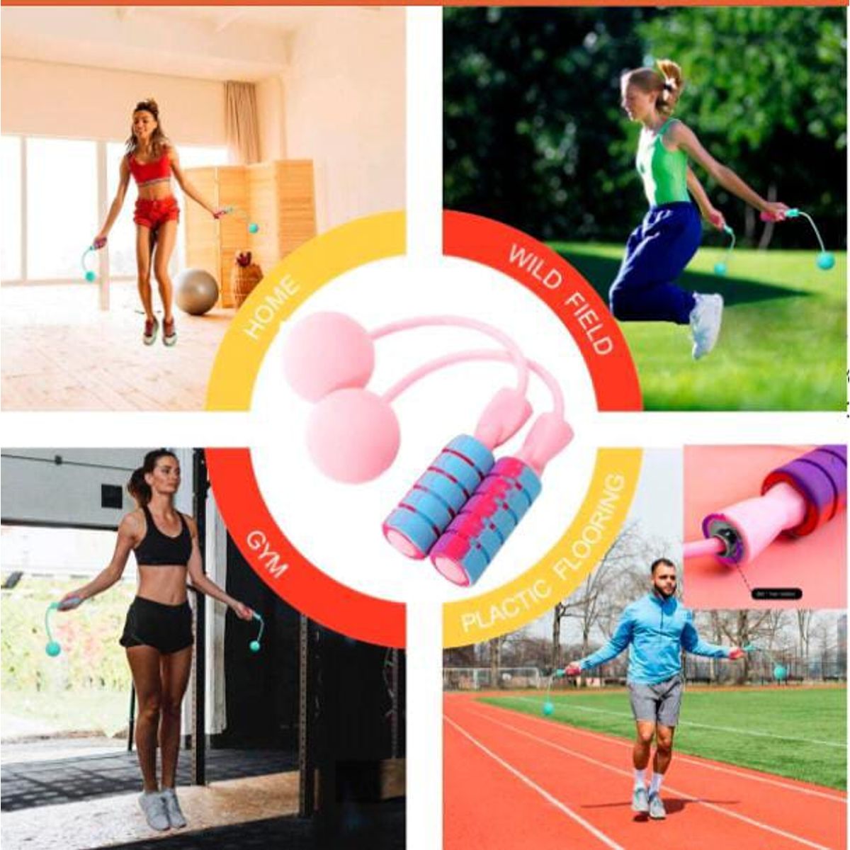 GENERICO - Cuerda de saltar inalámbrica