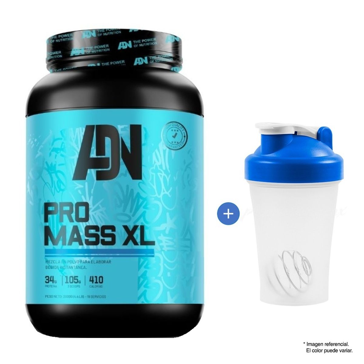 ADN - Proteína Pro Mass XL 2KG Vainilla