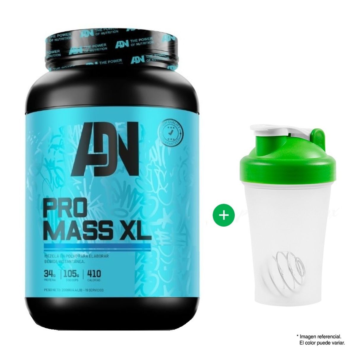 ADN - Proteína ADN Nutrition Pro Mass XL 2Kg Vainilla