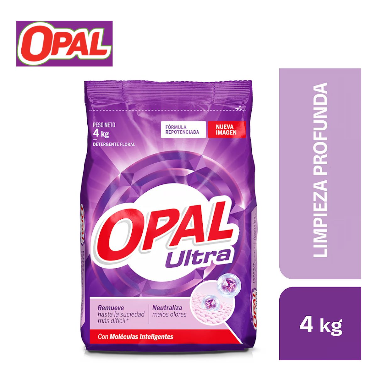 OPAL - Detergente en polvo 4 kilos OPAL Ultra