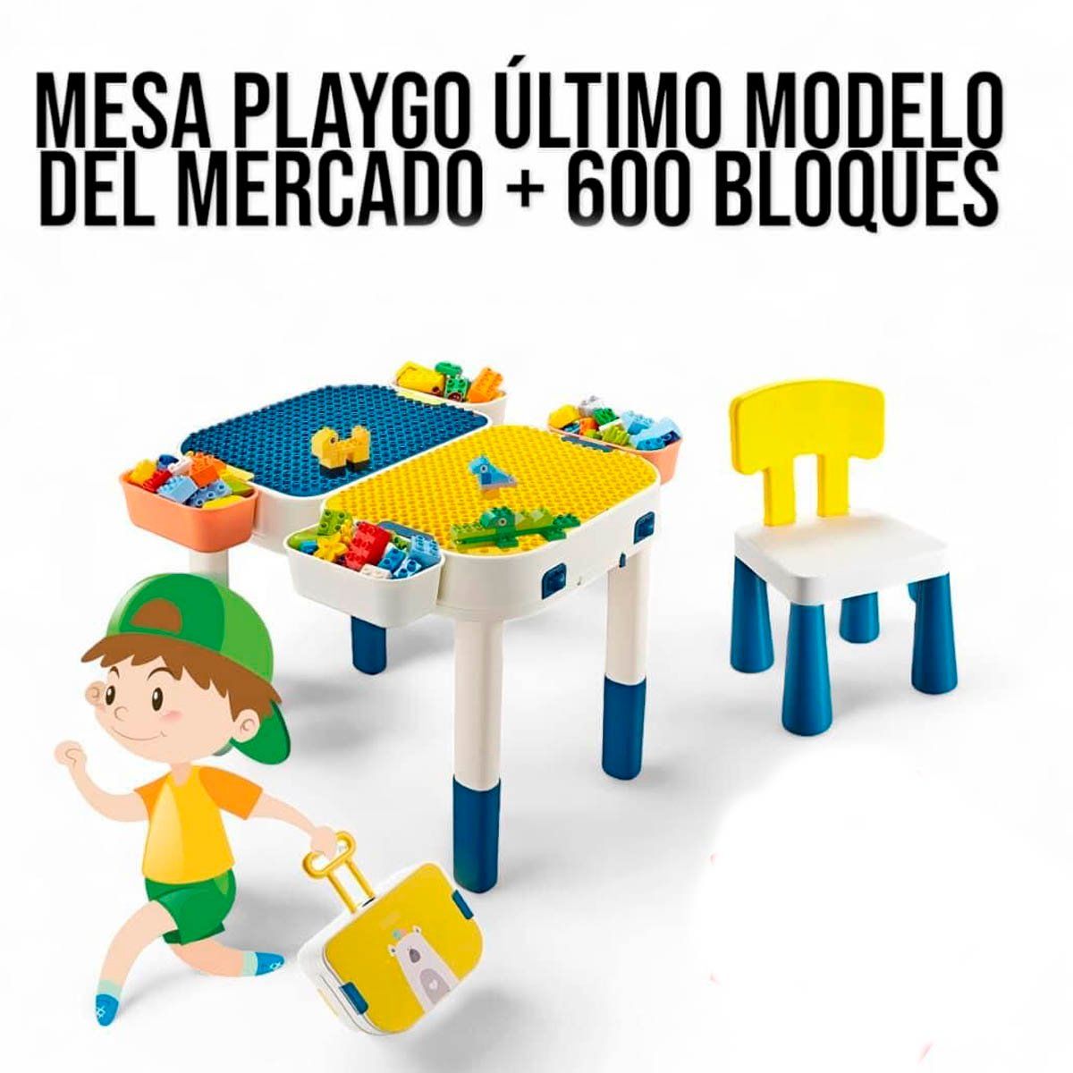 GENERICO - 1 Mesa didáctica para niños 4 en1